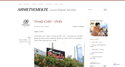 Desktop Screenshot of ahmetyemekte.com