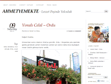 Tablet Screenshot of ahmetyemekte.com